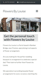 Mobile Screenshot of flowersbylouise.net