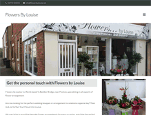 Tablet Screenshot of flowersbylouise.net
